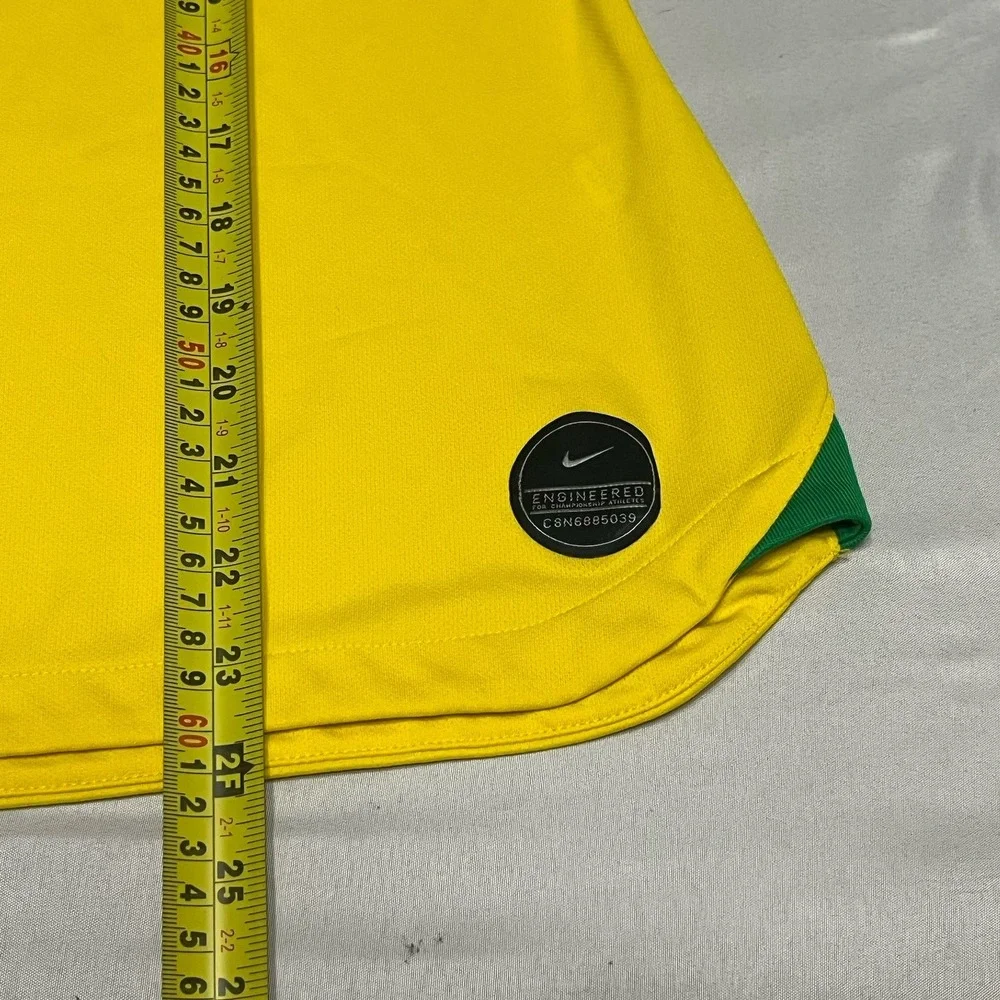 Nike Brazil National Team Women's 2018 Yellow Soccer Kit Jersey Size Small